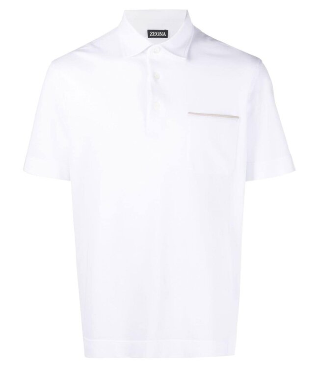 ZEGNA POLO À MANCHES COURTES