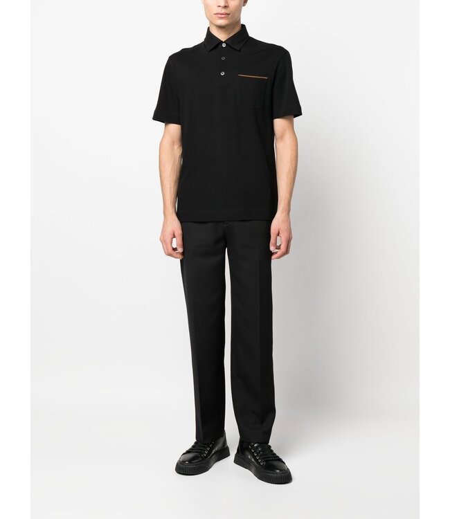 ZEGNA POLO À MANCHES COURTES
