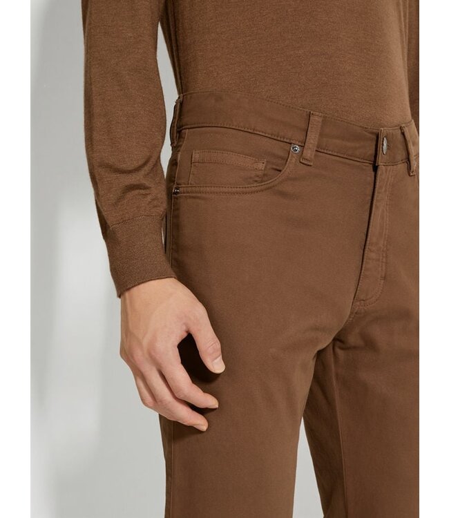 ZEGNA Stretch Cotton Roccia Jeans