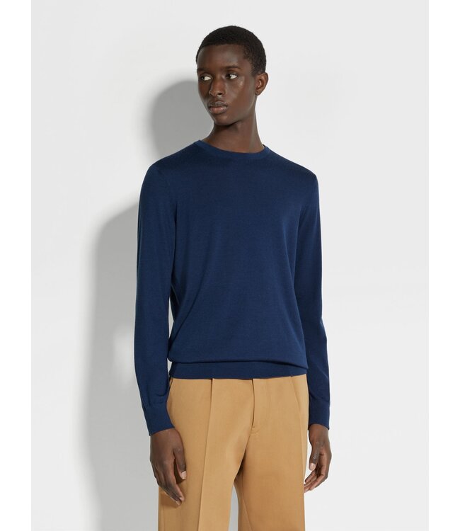 ZEGNA COL RAS DU COU CASHSETA