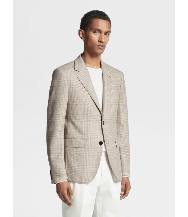 ZEGNA Veste en laine et cachemire