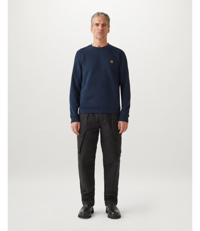 BELSTAFF SWEAT-SHIRT EN COTON MOLLETONNÉ