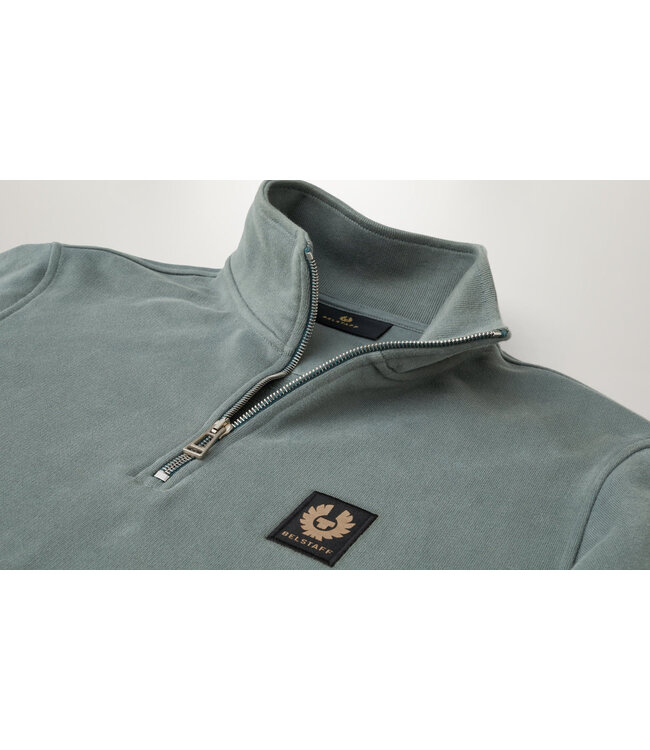 BELSTAFF SWEAT À QUART DE TOUR ZIPPÉ