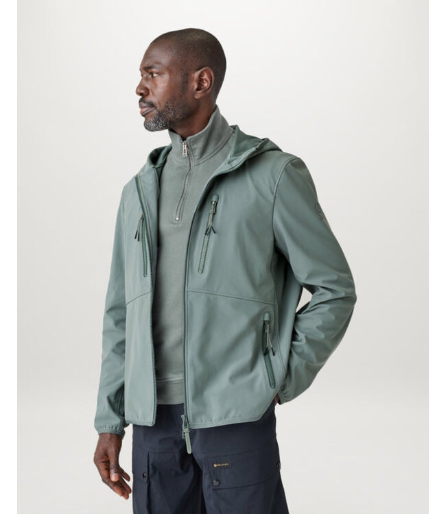 BELSTAFF SWEAT À QUART DE TOUR ZIPPÉ