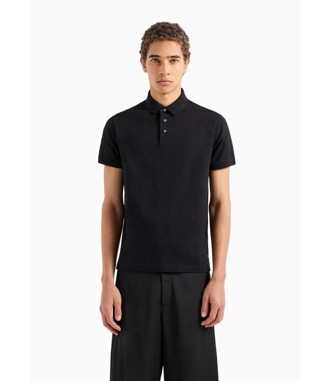 EMPORIO ARMANI POLO EN JERSEY JACQUARD