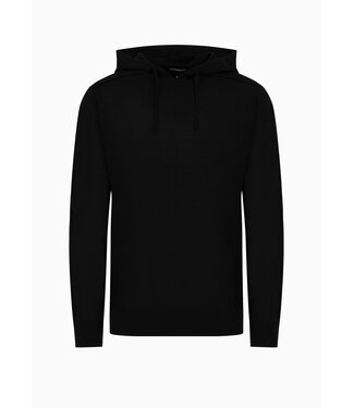 EMPORIO ARMANI WOOL-BLEND JUMPER WITH HOOD