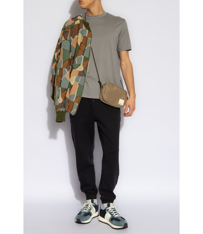 EMPORIO ARMANI GREY  T-SHIRT WITH LOGO