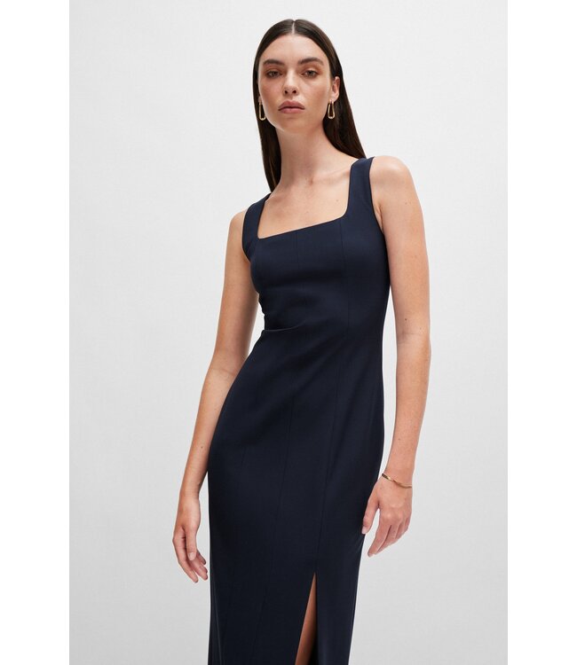 BOSS Robe d'affaires avec coutures