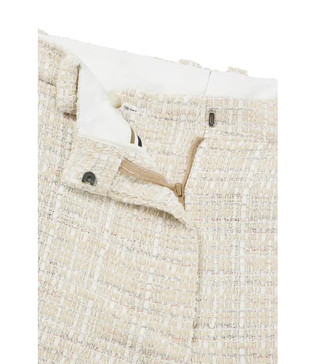 BOSS Relaxed-Fit Tweed Shorts with Belt Loops