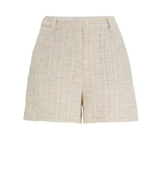 BOSS Relaxed-Fit Tweed Shorts with Belt Loops