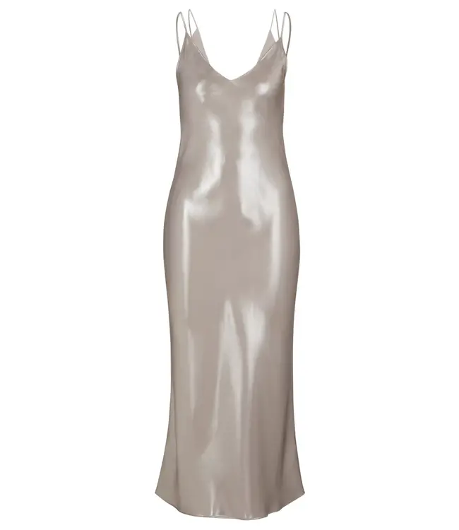 BOSS Evening Dress in Liquid-Soft Fabric with Layered Neckline