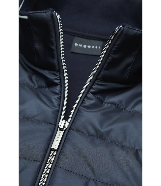 BUGATTI QUILTED MIX MEDIA JACKET