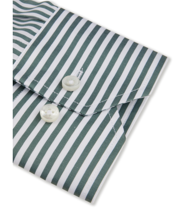 STENSTROMS Slimline Striped Twill Shirt