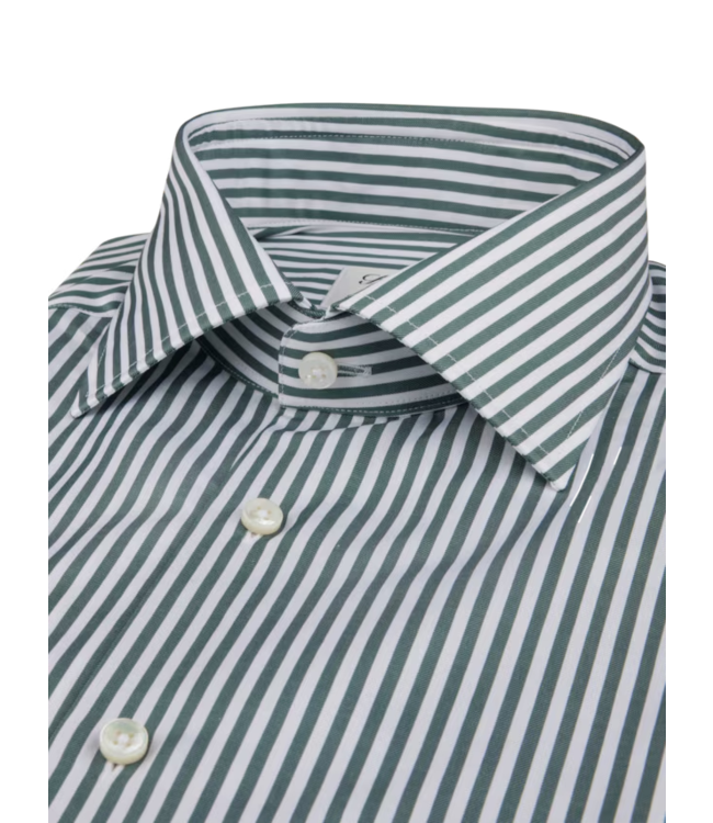 STENSTROMS Fitted Body Striped Twill Shirt