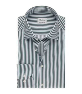 STENSTROMS Fitted Body Striped Twill Shirt