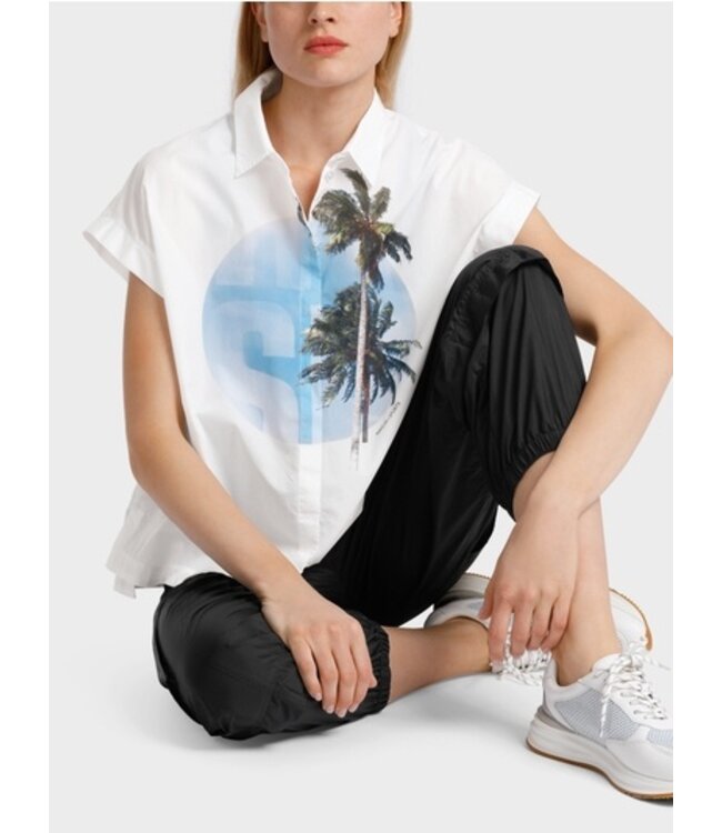 MARC CAIN Rethink Together Sleeveless Shirt Blouse