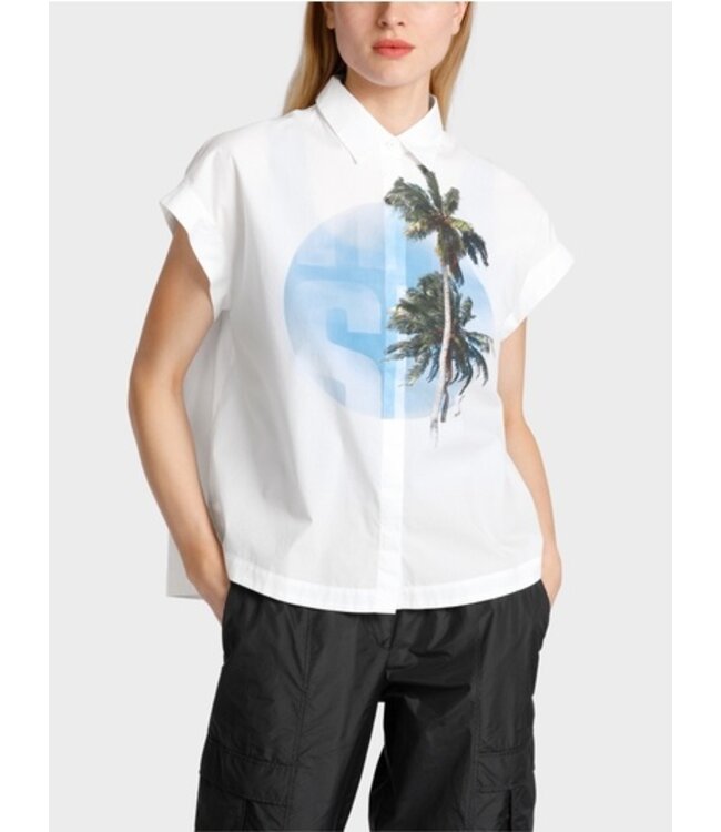 MARC CAIN Rethink Together Sleeveless Shirt Blouse