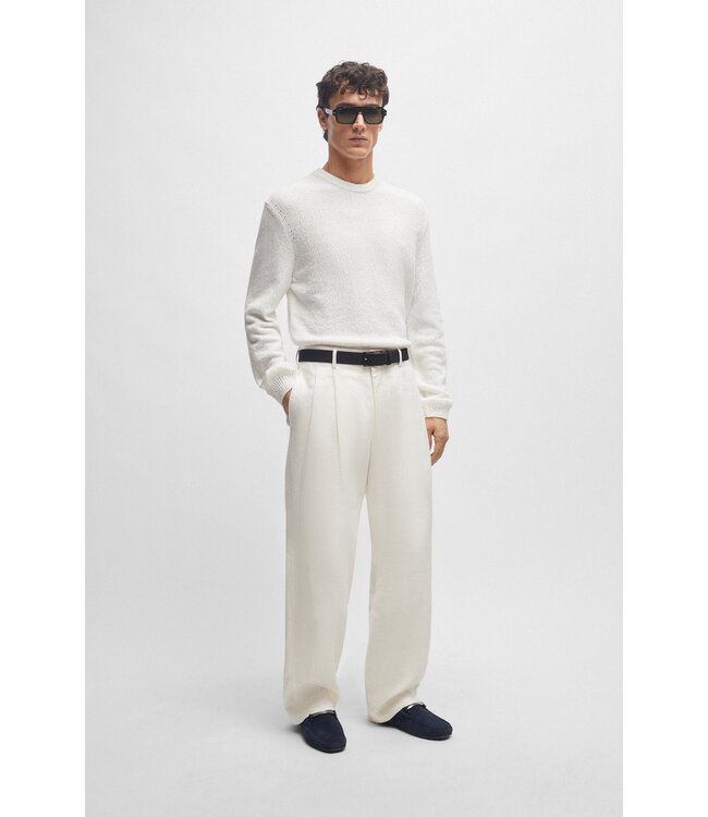 BOSS Mocassins en daim, avec quincaillerie de marque et doublure intégrale