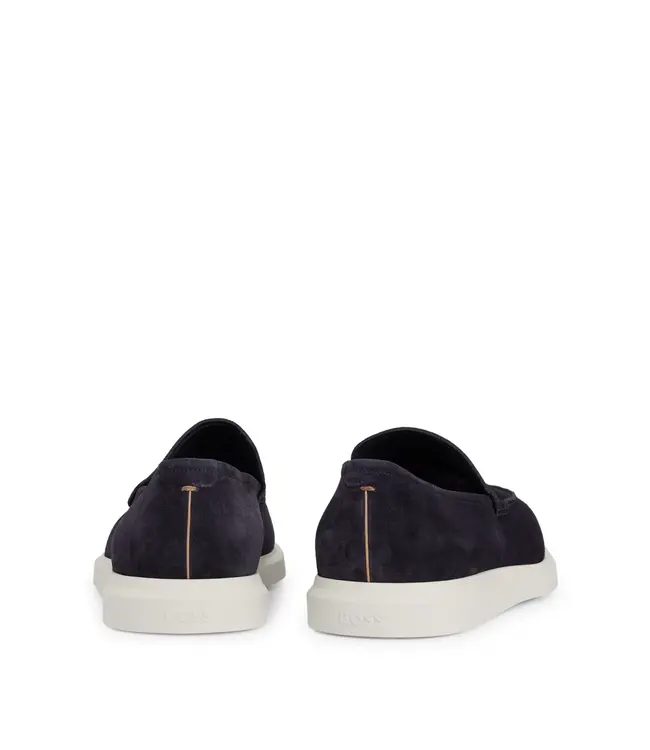 BOSS Suede Loafers with Lightweight Outsole