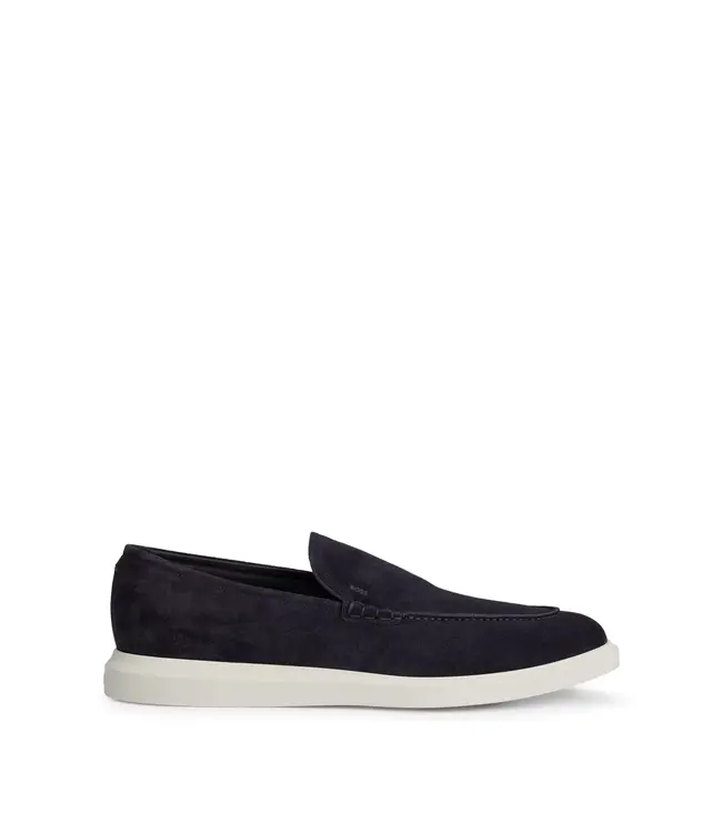 BOSS Mocassins en daim avec semelle légère