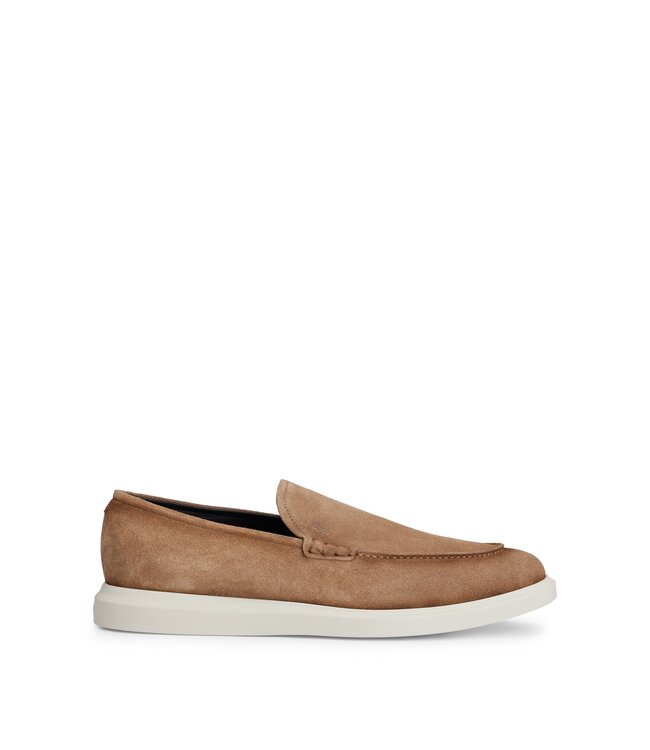 BOSS Mocassins en daim avec semelle légère