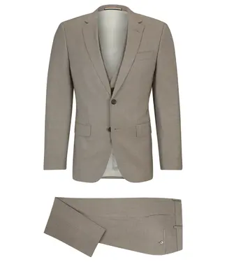 BOSS Slim-Fit Suit in a Melange Wool Blend