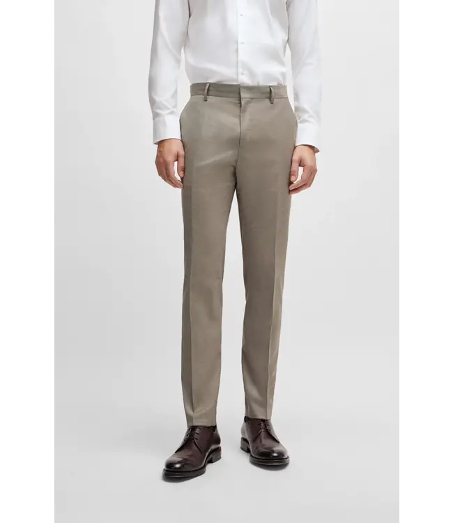 BOSS Costume slim en laine mélangée