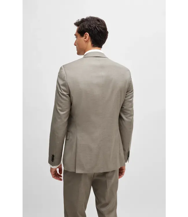 BOSS Costume slim en laine mélangée