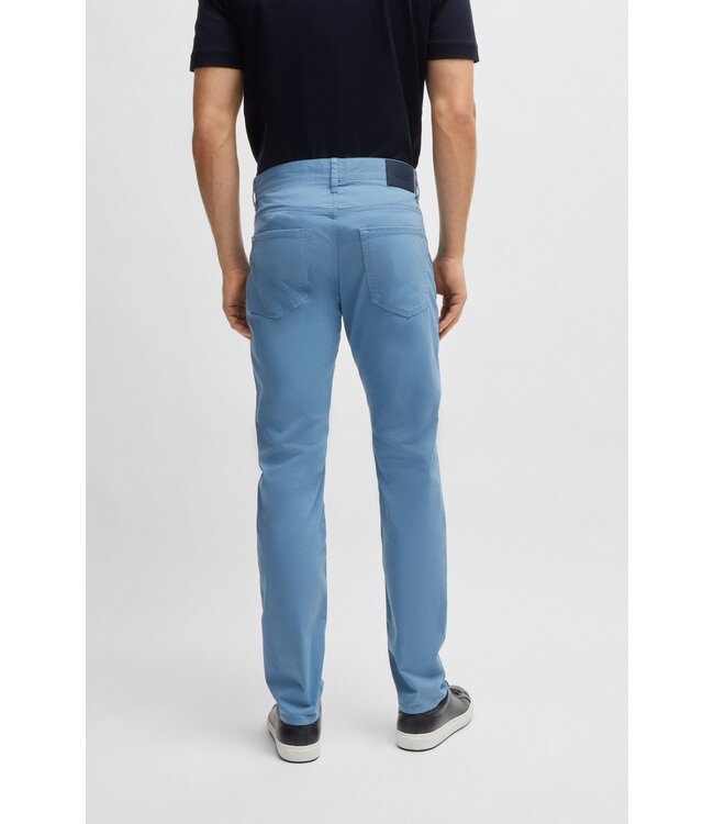 BOSS Slim-Fit Jeans in Lightweight Satin Stretch Denim