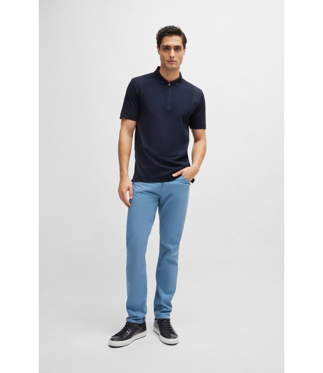 BOSS Slim-Fit Jeans in Lightweight Satin Stretch Denim