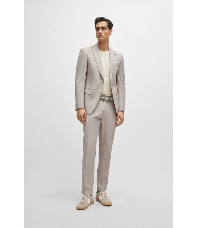 BOSS T-Shirt avec structure en jacquard à bulles