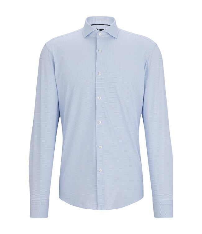 BOSS Regular-Fit Shirt in Structured Performance-Stretch Material