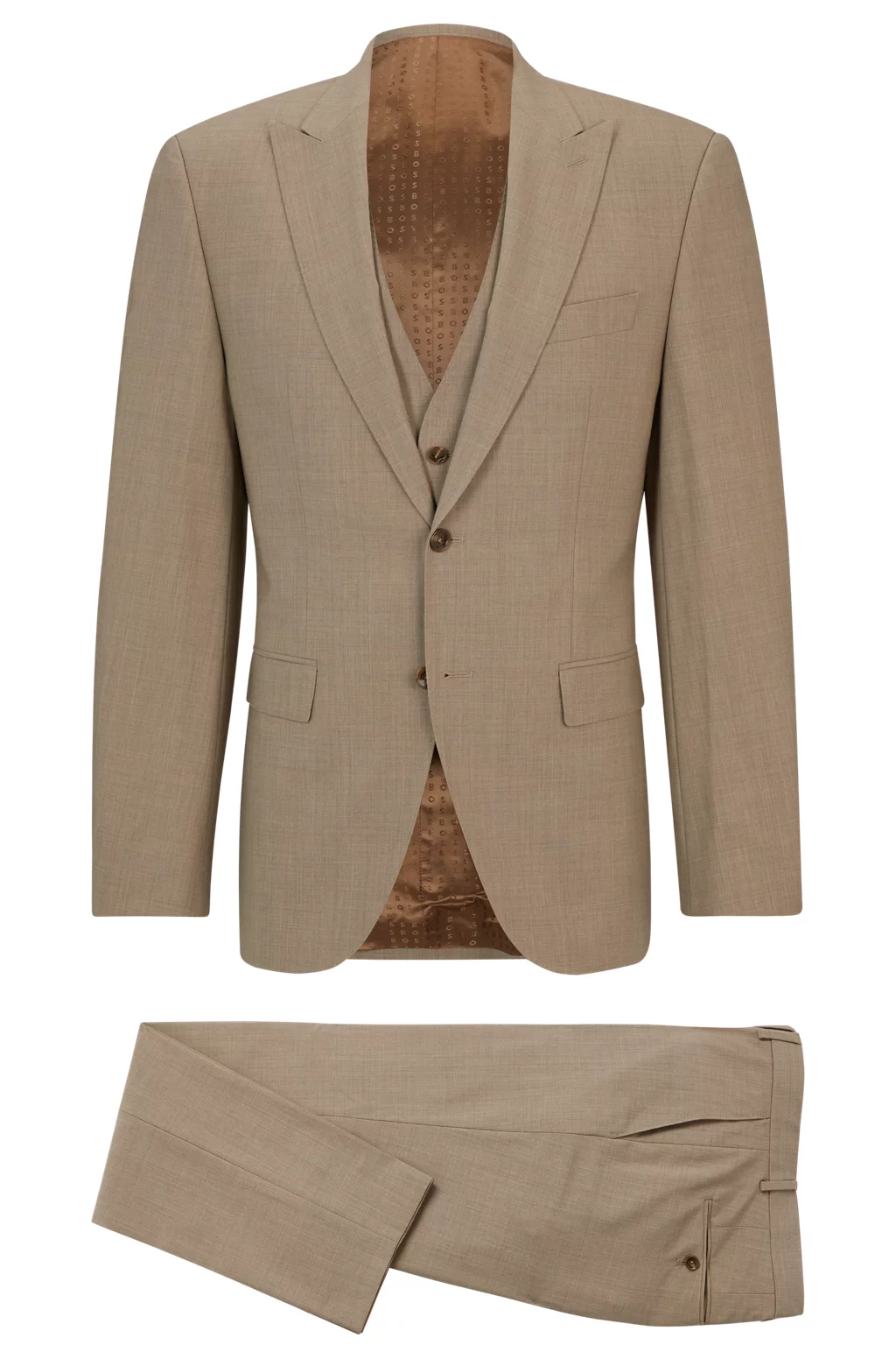 Regular-Fit Suit in Crease-Resistant Stretch Wool