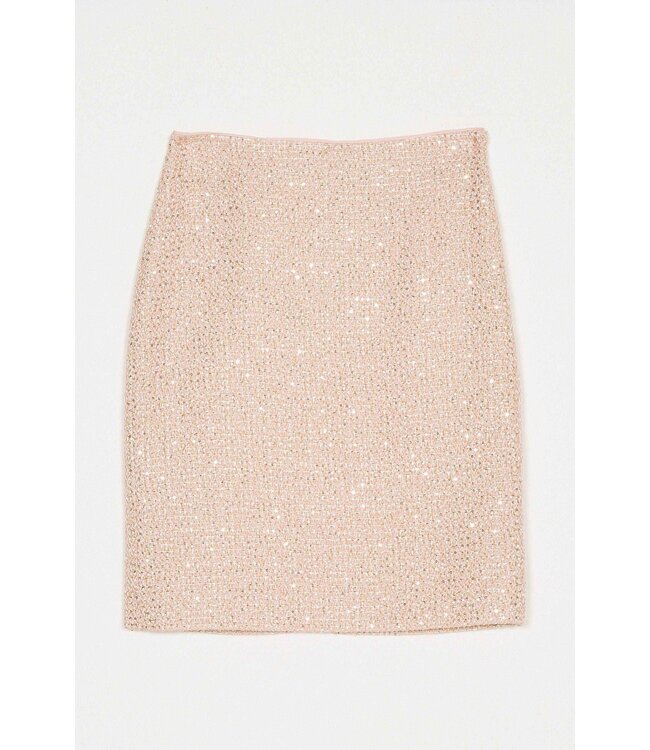 TWINSET Jupe en tissu bouclé Lurex