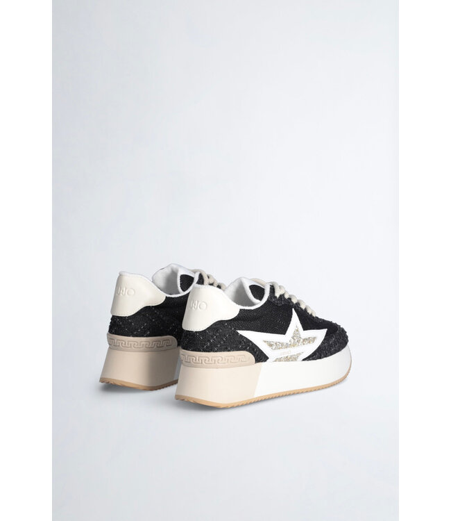 LIU JO Baskets à plateforme en denim