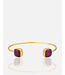 RM KANDY Gold Cuff Bangle Bracelet