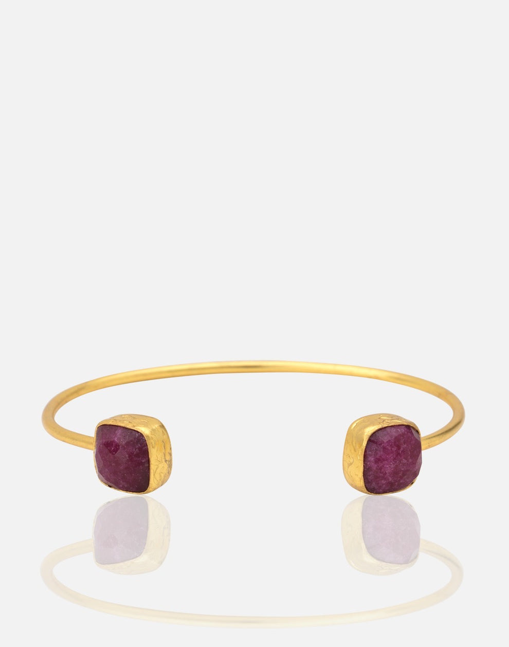 Gold Cuff Bangle Bracelet