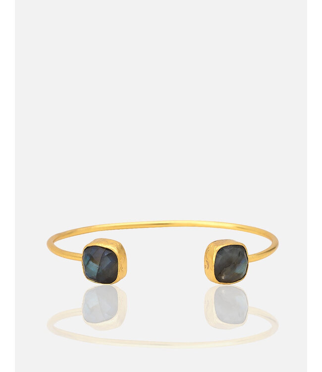 RM KANDY Gold Cuff Bangle Bracelet