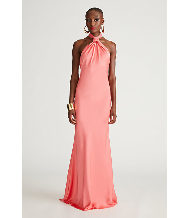 Halston EMIE GOWN IN SATIN