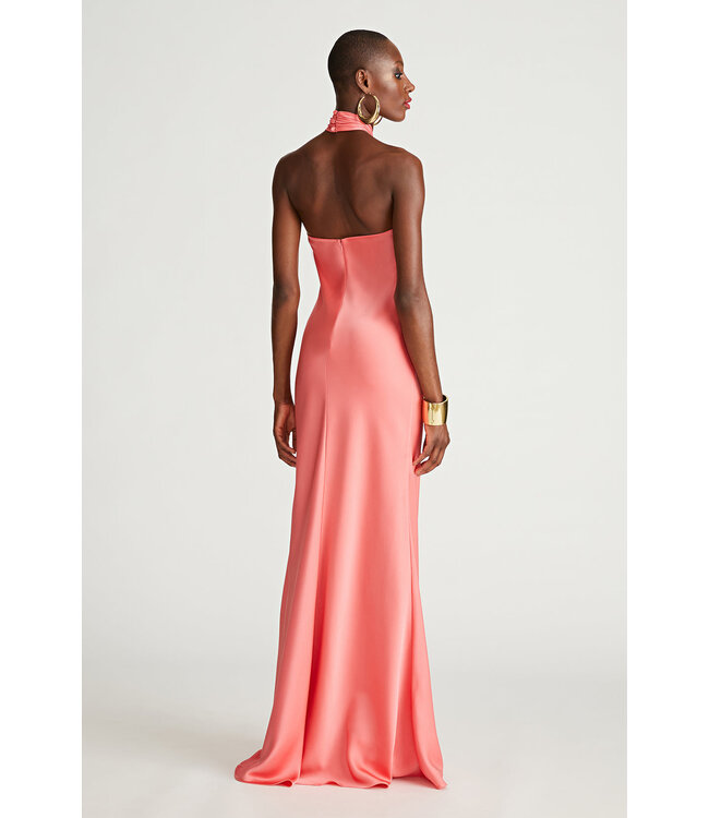 Halston EMIE GOWN IN SATIN