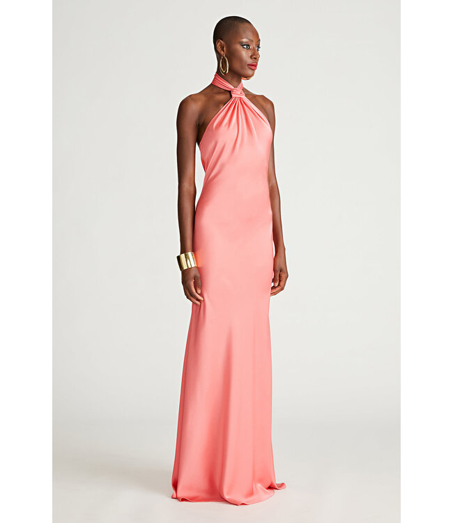 Halston EMIE GOWN IN SATIN