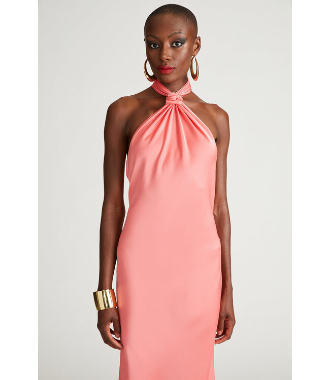 Halston EMIE - ROBE EN SATIN