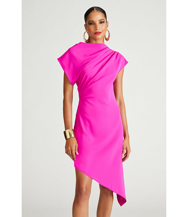 Halston PERRI - ROBE EN CRÊPE CADY