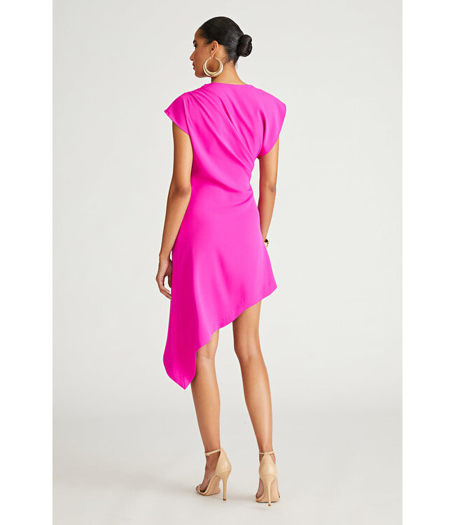 Halston PERRI - ROBE EN CRÊPE CADY