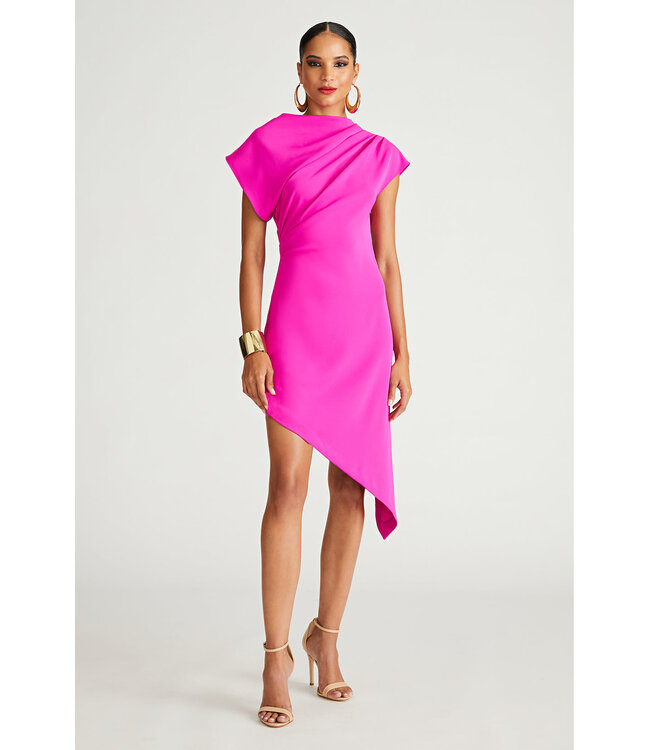 Halston PERRI DRESS IN CREPE CADY