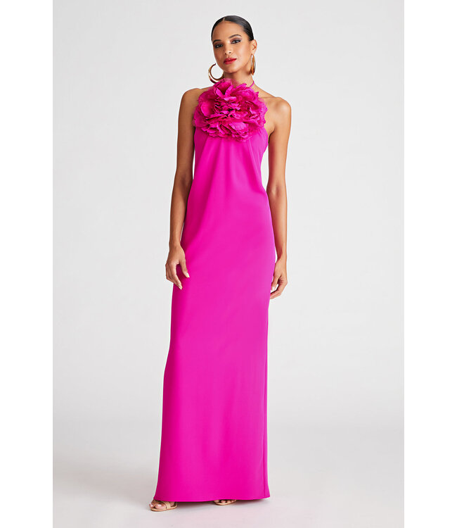 Halston ONIKA GOWN IN CREPE CADY