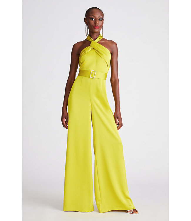 Halston KANI JUMPSUIT IN SATIN