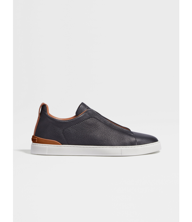 ZEGNA Deerskin Triple Stitch Sneakers