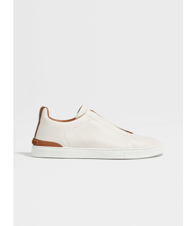 ZEGNA Baskets à triple couture en peau de daim