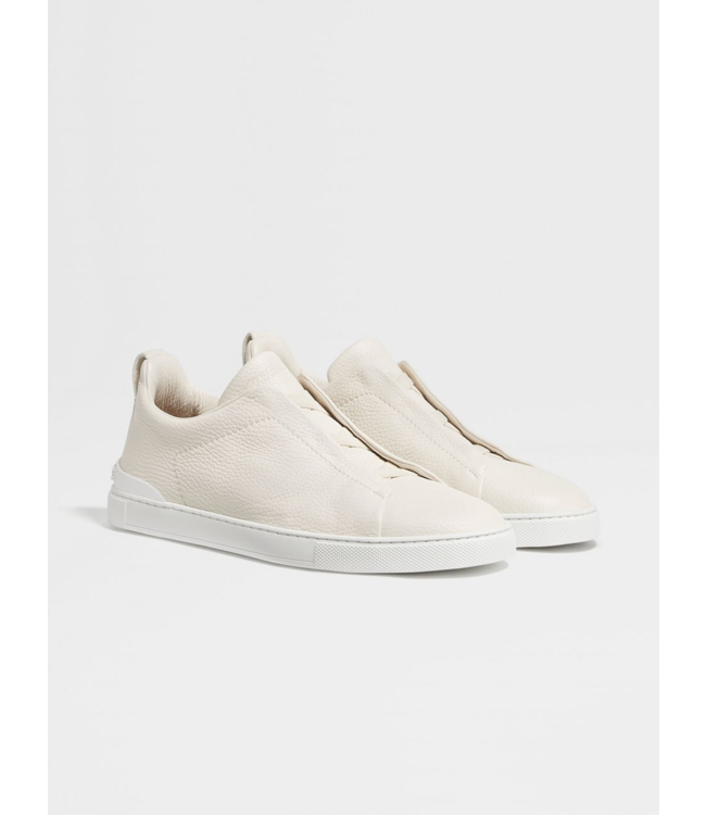 ZEGNA Baskets à triple couture en peau de daim